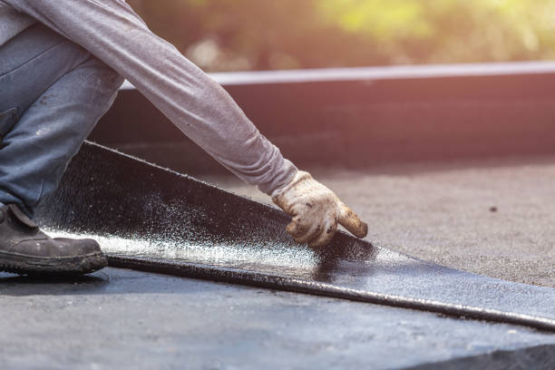 Professional Exterior Waterproofing technician working in Raymond, OH